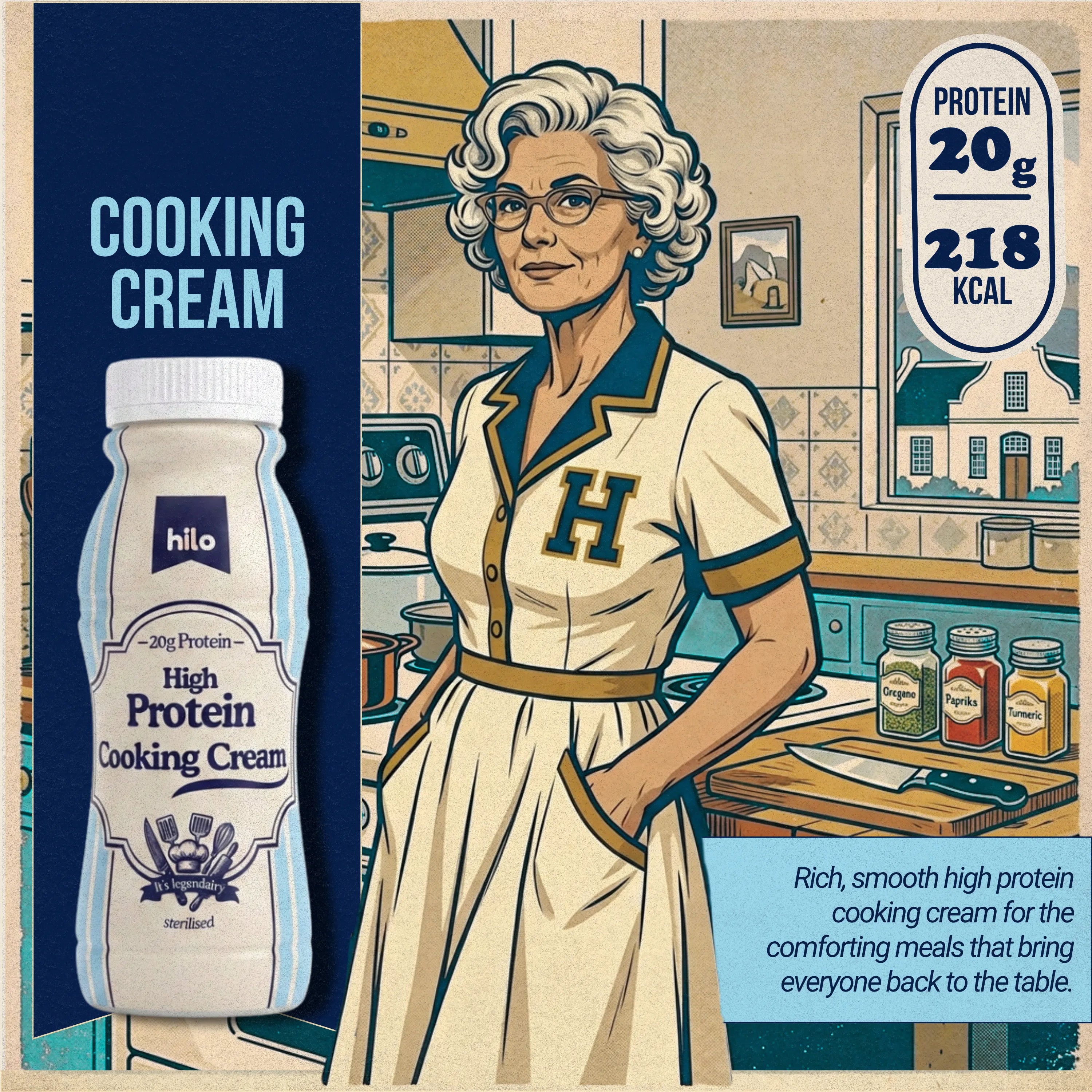 High Protein Cooking Cream